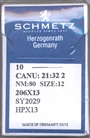 Schmetz 206X13 -12 10/pk