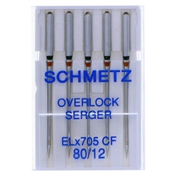 Serger Needles, Schmetz DCx1  Sizes 11-14