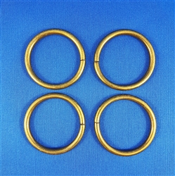 O-Rings Antique Brass