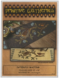 Patiently Waiting Table Mat Pattern Primitive Gatherings PRI326