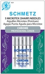 Chrome Microtex needles