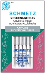 Schmetz Chrome Quilting needle, size 75/11