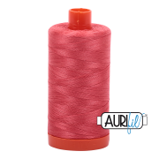 50wt Aurifil Cotton Thread MEDIUM RED