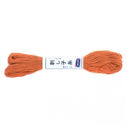 Olympus Sashiko Carrot Orange 04 22yd from Japan