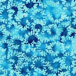Deep Blue Vine Batik