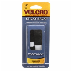 VELCRO Fastener Sticky Back Tape Black