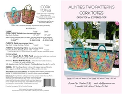 Cork Totes Pattern Aunties Two Patterns AT643