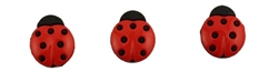 Ladybug  3 pack Buttons