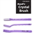 Crystal Brushruler easy Crystal application