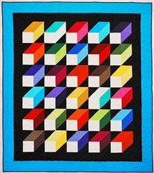 Block Party Quilt Creative Grids Pattern by Cut Loose Press