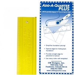 Add-A-Quarter PLUS -Quarter Inch Ruler