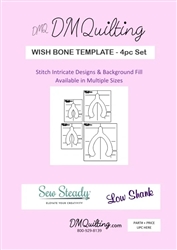 Wish Bone Template Set 4pc by DM Quilting