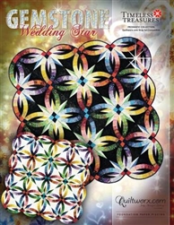 Gemstone Wedding Star Quilt Foundation Paper piecing # JNQ172P