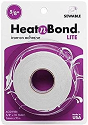 Heat'n Bond Lite Iron-On Adhesive 5/8" x 10 Yds