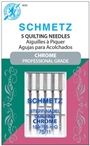 Schmetz Chrome Quilting needle, size 75/11
