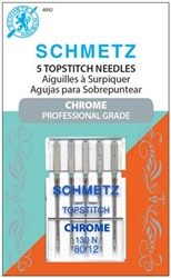 Schmetz Chrome Topstitch 80/12 5 Pack