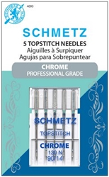 Schmetz Chrome Topstitch 90/14 Carded 5 Pack