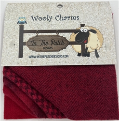 Wooly Charms  Christmas Red