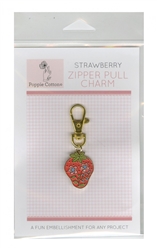 Zipper Pull Charm Strawberry