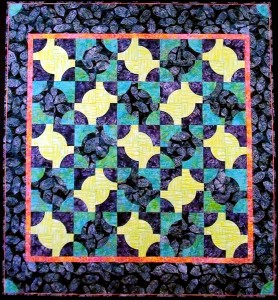 Sew an easy, stress free Drunkard's path quilt block | CraftCrave
