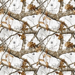 Snow Realtree Allover Cotton Fabric