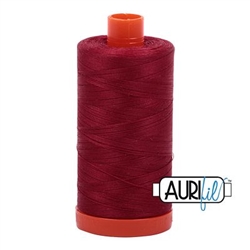 50wt Aurifil Cotton Thread Burgundy