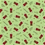 Green Tossed Houses Christmas