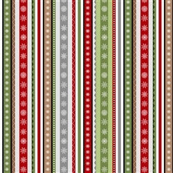 Holiday Happy Place Multi Vertical Stripe