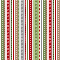 Holiday Happy Place Multi Vertical Stripe