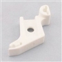 Low Shank Snap On Sewing Presser Foot Adaptor Ankle 4124112 for Husqvarna Viking,White