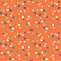 Clover & Dot Orange Clover Fabric  53863-8 44" x36"