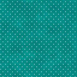 Peacock blue Classic Dot Fabric