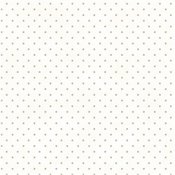 White  / Tan  Classic Dot Fabric