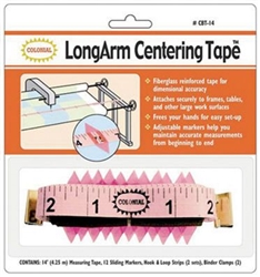 Long Arm Centering Tape Measure with Markers