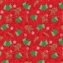 Tree Toss in Red - Jennifer Pugh - Wilmington Prints 44"x36"