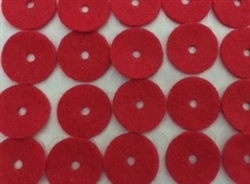 Spool Pin Felt pads Red 100pk  8879T