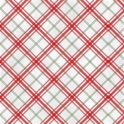 Multi Red & White Plaid