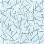 *BLUE Measure Twice 9896 Q Aqua Dropped Pins  44"X36"