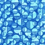 Circles Lagoon Batik  MD2124871A 44"x36"