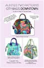 AT652 City Bag-Downtown Pattern and Stays  Aunties Two