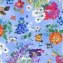 Butterflies Periwinkle Cotton Fabric 44"x36"