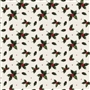 Christmas Holly Cream Cotton Fabric