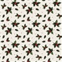 Festive Christmas Holly Cream Cotton Fabric  44"x36"