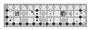 CGR312 RECTANGLE Ruler 3.5" x 12.5"