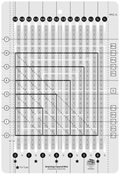 Creative Grids Stripology Squared  Ruler  CGRGE2