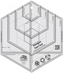Quilt Ruler Hexagon Trim