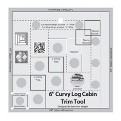 Curvy Log Cabin  6"Trim Tool
