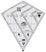 CGRKC1 Triangle Ruler KITES PLUS Ruler