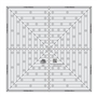 CGRSQ14  14-1/2in Square It Up or Fussy Cut Square Ruler Creative Grids