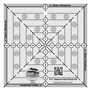 CGRSQ6 6-1/2in Square It Up or Fussy Cut Square Quilt Ruler